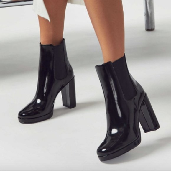 Aimee Platform Block Heeled Bootie - Picture 1 of 11